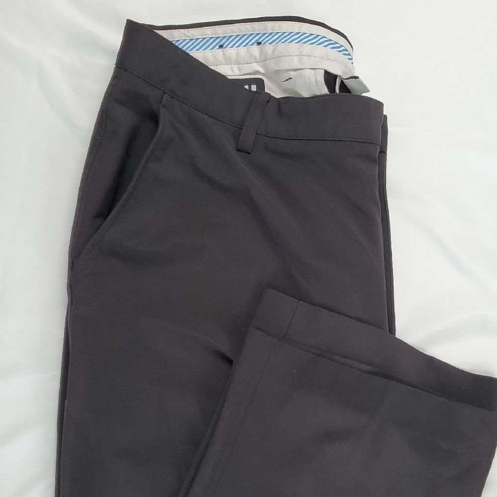FootJoy Black Golf Pant Men's 36x32 Performance Chinos Poly Spandex 0616 1142488